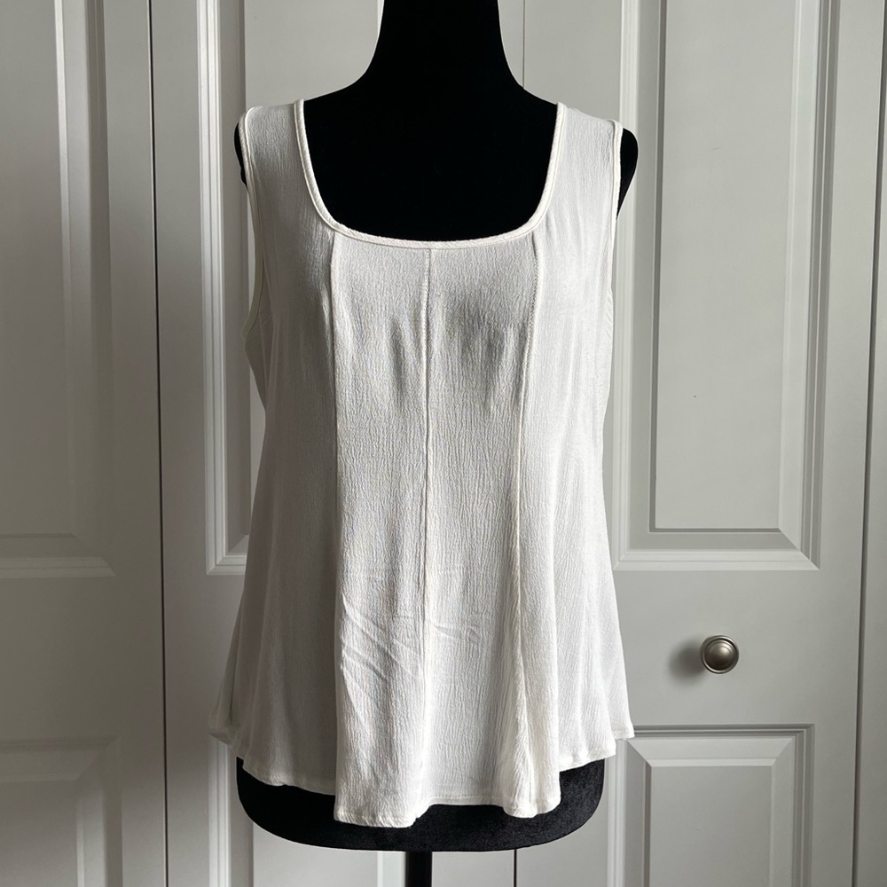Small White Chiffon Tunic